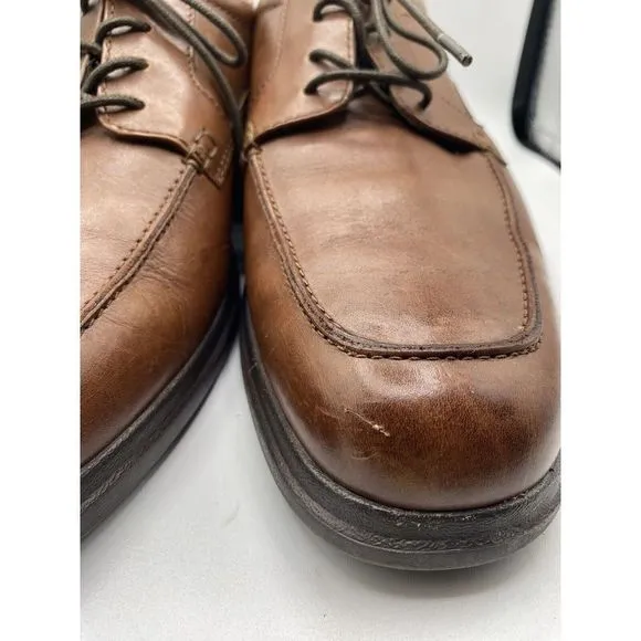Men's Bostonian Layered  Comfort Footbed Dress Shoes, Brown Leather 11.5M. New
