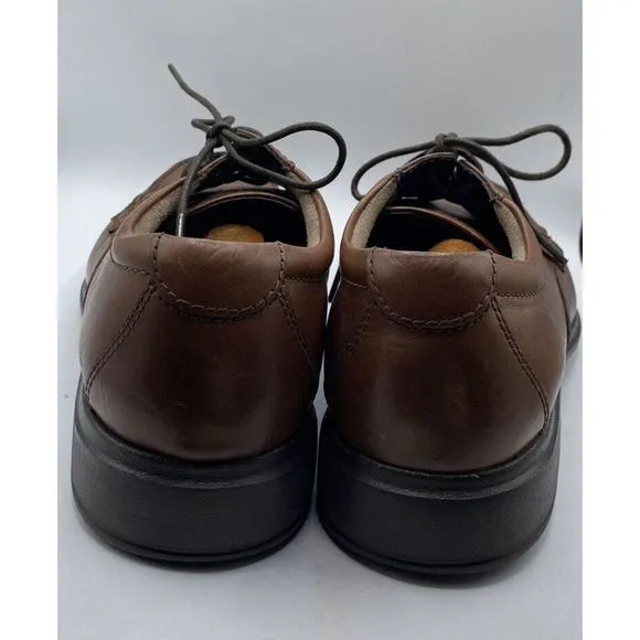 Men's Bostonian Layered  Comfort Footbed Dress Shoes, Brown Leather 11.5M. New