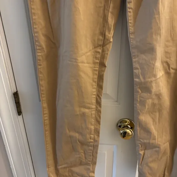 Men's Brooks Brothers Red Fleece Biege Pants Size 35/32