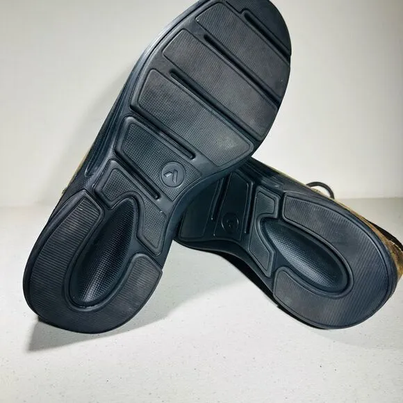 Men’s Brown Leather Casual Comfort Shoes Anodyne Sz 9 .1/2M no. 72