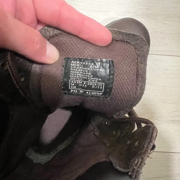 Men's Brown McRae Industrial Steel-Toe Boots 8 1/2
