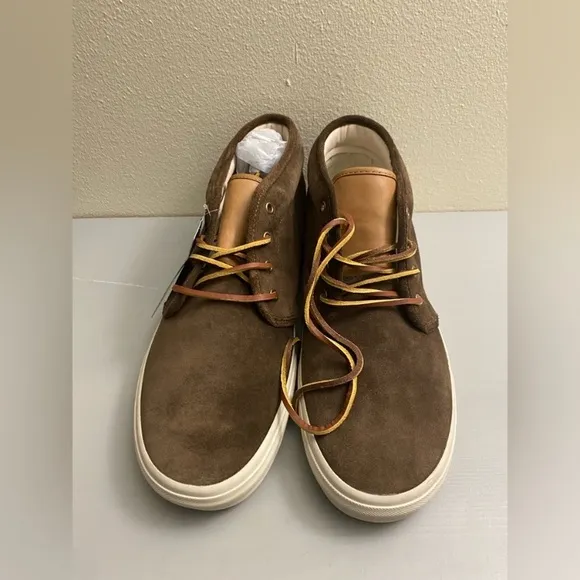 Men's Brown Suede Shoes. Polo Ralph Lauren men's genuine suede sneakers.