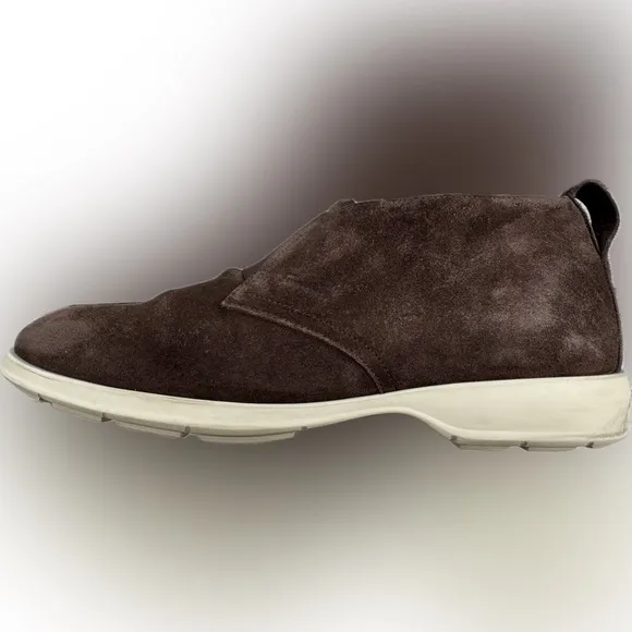 Men's Brown Suede Shoes Salvatore Firragamo