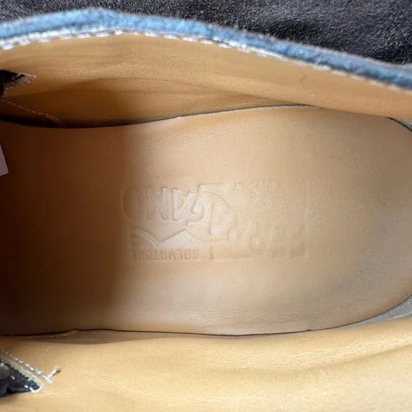 Men's Brown Suede Shoes Salvatore Firragamo