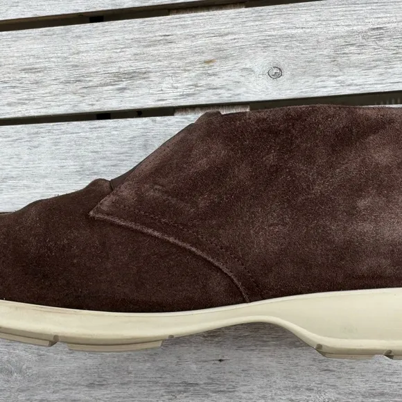 Men's Brown Suede Shoes Salvatore Firragamo