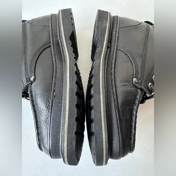 MEN'S CACTUS BLACK STEEL TOE OIL &amp; SLIP RESISTANT WORK BOOT SIZE 10