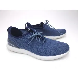 Mens Cole Haan Grand Plus Essex Blue Knit Comfort Shoes Sneakers Size 9 M