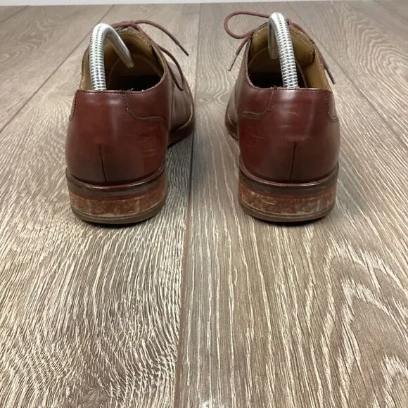 Mens‎ Cole Haan Oxford Dress Shoes Brown Leather  Size 10 M Work EUC