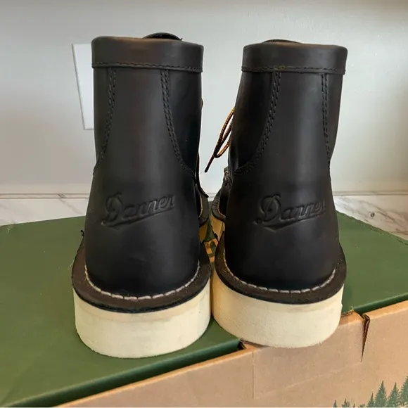Men’s Danner Black Bull Run Moc Steel Toe Boots - Size 11
