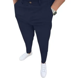 Men's  Dress Pants Slim Fit Plaid Pants Business Suit Pants Casual Golf Pants