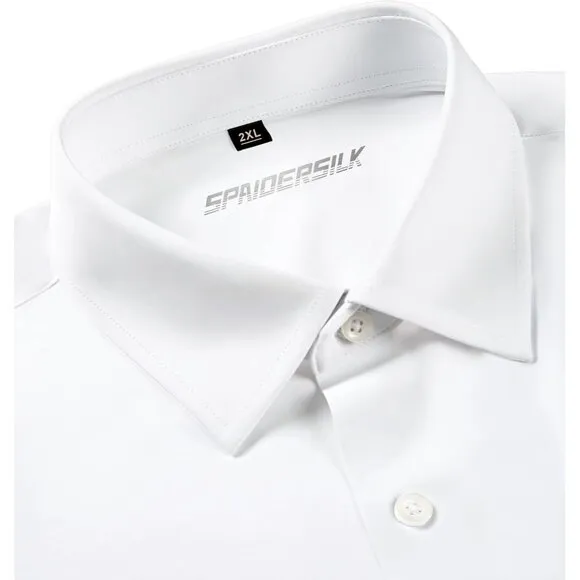 Men's Dress Shirts Long Sleeve Slim Fit Dress Shirts for Men Button-Down Shirt