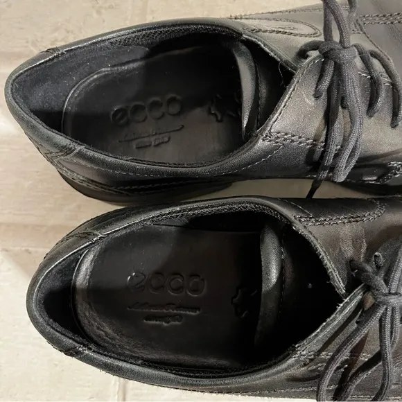 Men's Ecco Oxford Lace Up Leather Shoes Sz 9 / 43