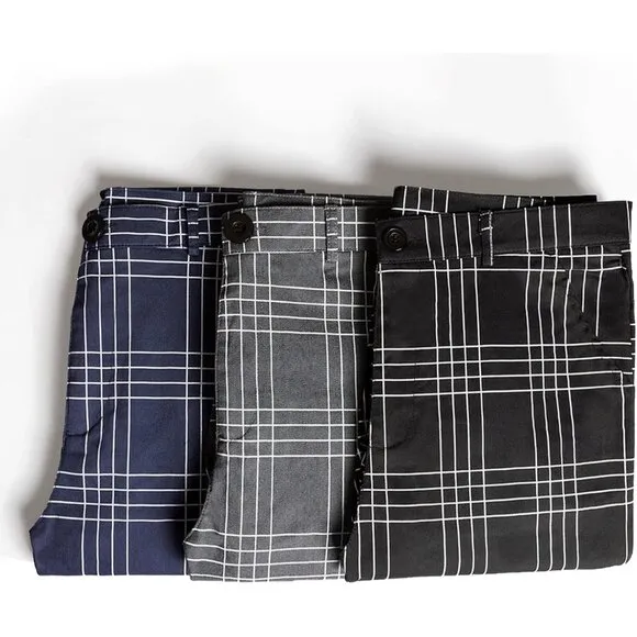 Men's Fashion Stretch Dress Pants  Business Suit Pants Casual Golf Pants
