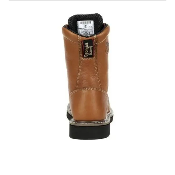 Men's Georgia Boot Leather Work Boots, 10.5