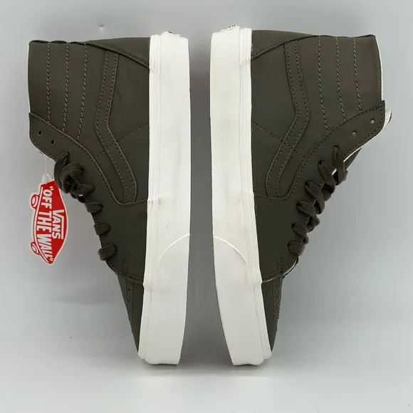 Men's High-Top Sneakers in Brown