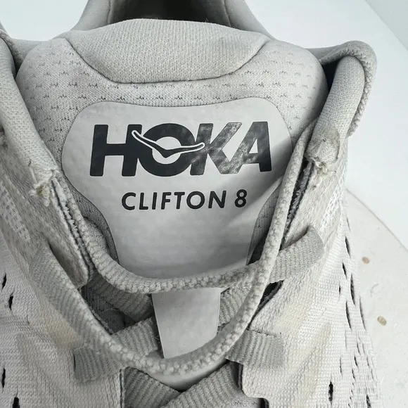 Men’s Hoka Clifton 8 Walking/Running Athletic Tennis Shoes Size 11.5 2E(Wide)