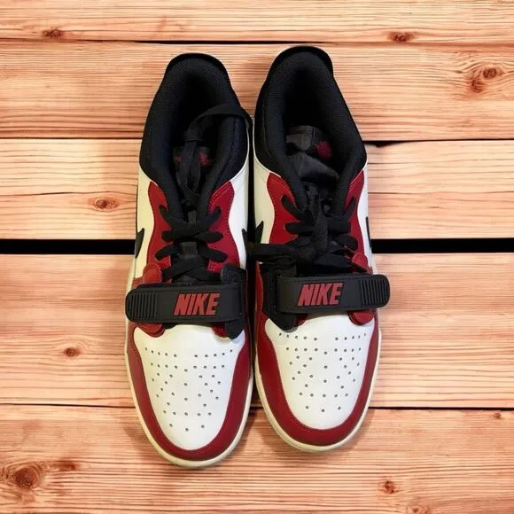 Men's Jordan Legacy 312 Low Summit White/Black-Varsity Red (CD7069 106) Size 11