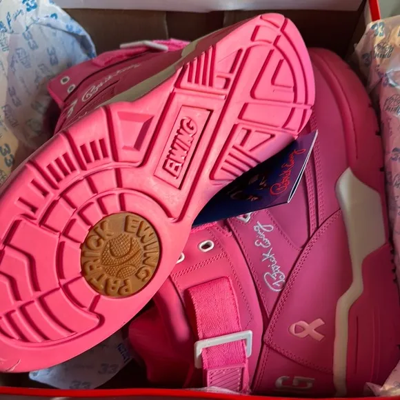 Men's Legendary Pink Patrick Ewing Sneakers (10.5)
