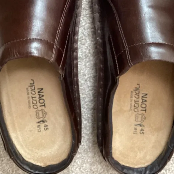 Men’s Like New, Naot Brown Leather Shoes