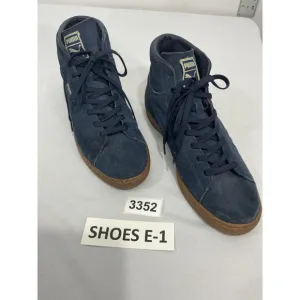 Men’s Puma Blue Suede Size 12 High Top Sneakers