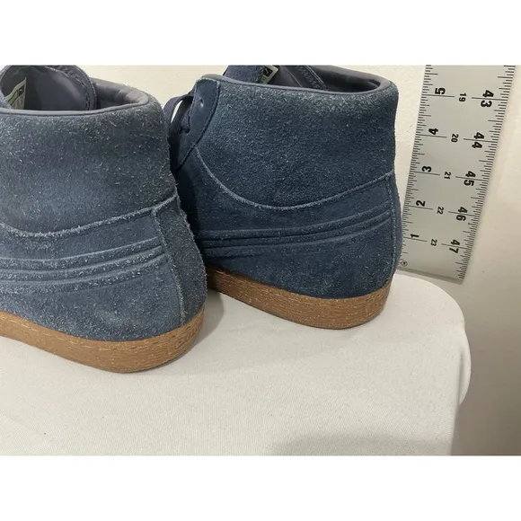 Men’s Puma Blue Suede Size 12 High Top Sneakers