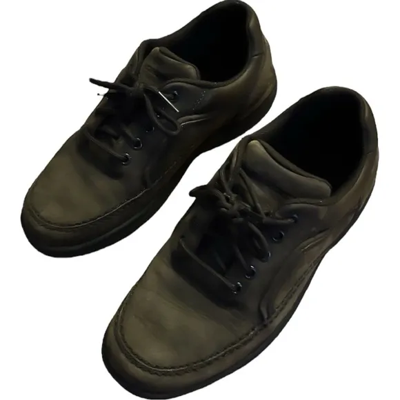 Mens Rockport Dress Shoes Size 8 (USED w/ Box) Rockport Brown Dress Shoes Sz 8