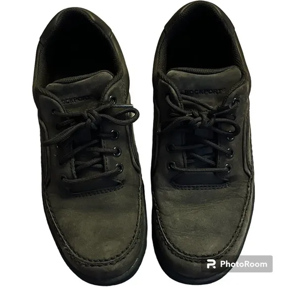 Mens Rockport Dress Shoes Size 8 (USED w/ Box) Rockport Brown Dress Shoes Sz 8