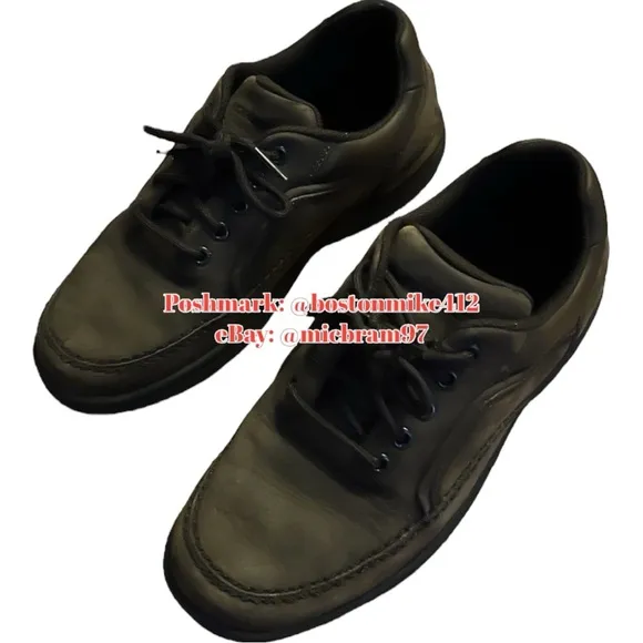 Mens Rockport Dress Shoes Size 8 (USED w/ Box) Rockport Brown Dress Shoes Sz 8
