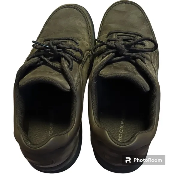 Mens Rockport Dress Shoes Size 8 (USED w/ Box) Rockport Brown Dress Shoes Sz 8