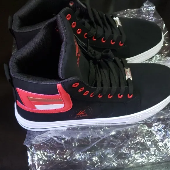 Men's shoe men's high ankle shoe sneakers  skateboard shoe Men's boots b…