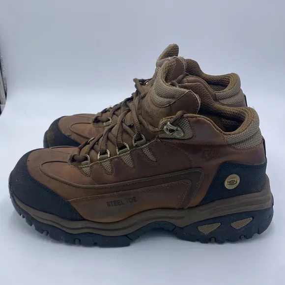 Men’s Skechers steel toe boots size 12