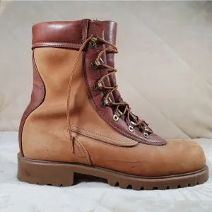 Mens Steel Toe Leather Work Boots. Leather Lined. Oil Resistant. Size 11