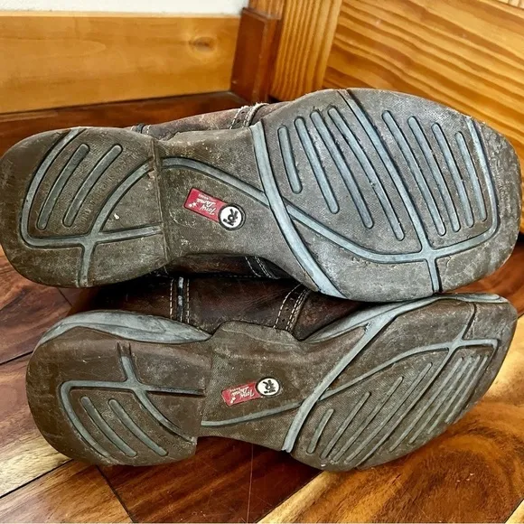 Mens Tony Lama 9.5D Junction Waterproof Steel Toe Cowboy Boot RR3351 Work Boot