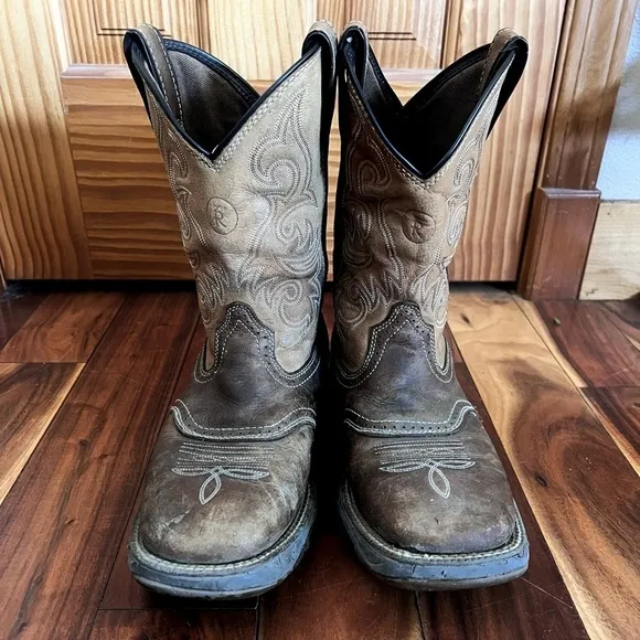 Mens Tony Lama 9.5D Junction Waterproof Steel Toe Cowboy Boot RR3351 Work Boot