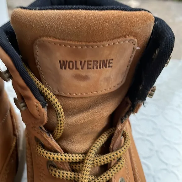 Men’s wolverine work shoes size 8