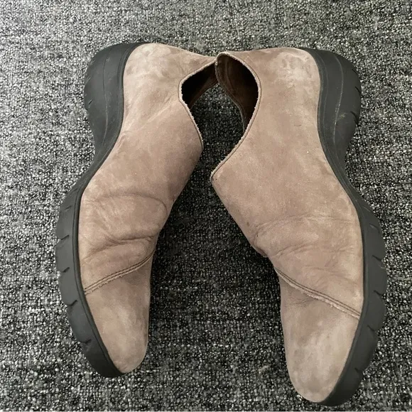 Mephisto Luce Air Jet Shoes Taupe Grey Bucksoft Nubuck Leather Women’s Size 7.5