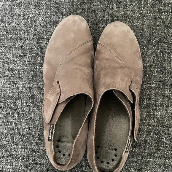 Mephisto Luce Air Jet Shoes Taupe Grey Bucksoft Nubuck Leather Women’s Size 7.5