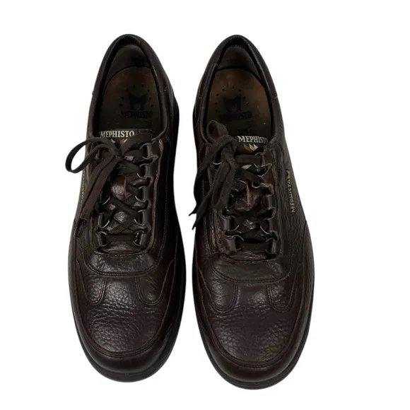 Mephisto Match Run Off Mens US Size 11.5 Brown Walking Comfort Air Jet Shoes