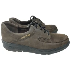 Mephisto Women's City Hiker Brown Nubuck Moc Toe Walking Shoes Size 6.5
