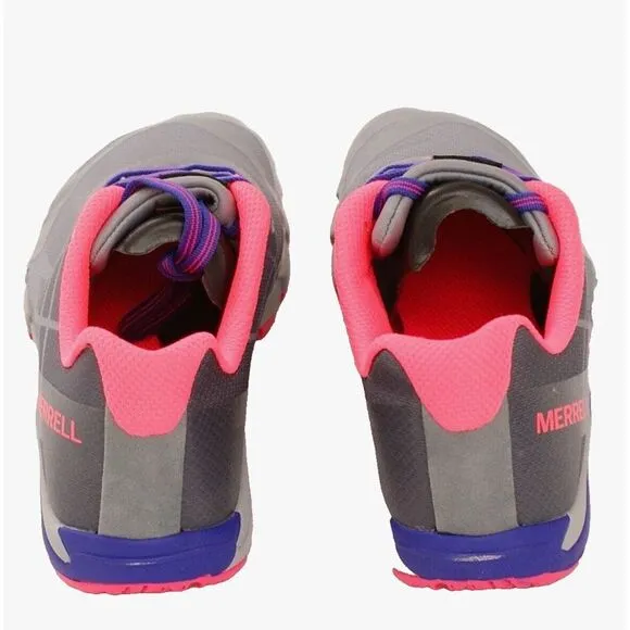 Merrell Barefoot Access Running Shoes Gray Pink Youth Big Girl's 4.5M New in Box