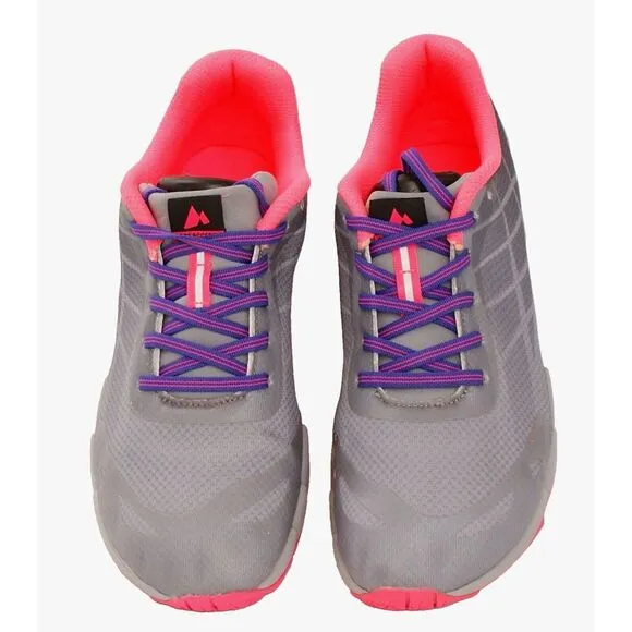 Merrell Barefoot Access Running Shoes Gray Pink Youth Big Girl's 4.5M New in Box