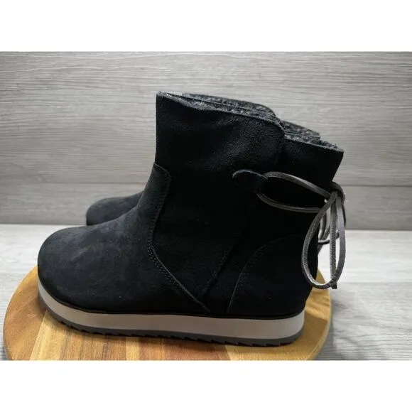 MERRELL Juno Bluff Polar Waterproof Suede Black Boots Shoes J001546 Woman 9