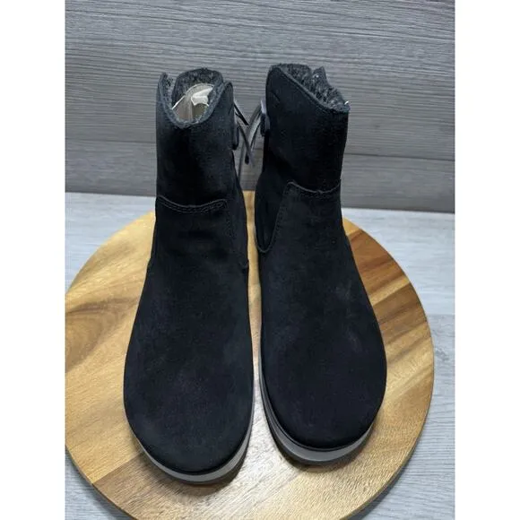 MERRELL Juno Bluff Polar Waterproof Suede Black Boots Shoes J001546 Woman 9