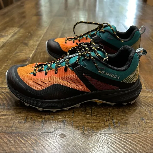 Merrell MQM 3 Trail Running Shoe, Size Women's 7.5, Color Teal/Orange