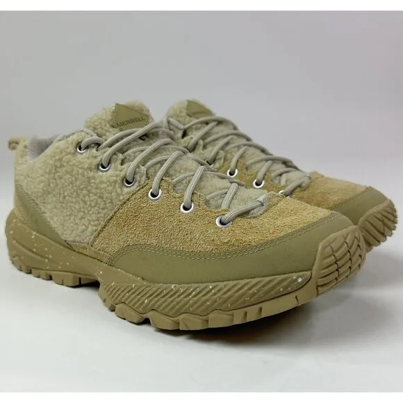 Merrell MQM Ace Fleece 1TRL Mens 9 Khaki Tan Outdoor Hiking Shoes Suede J068025