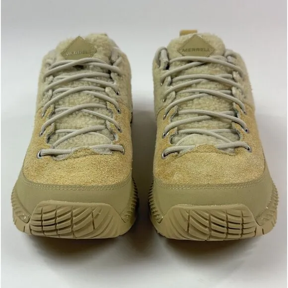 Merrell MQM Ace Fleece 1TRL Mens 9 Khaki Tan Outdoor Hiking Shoes Suede J068025