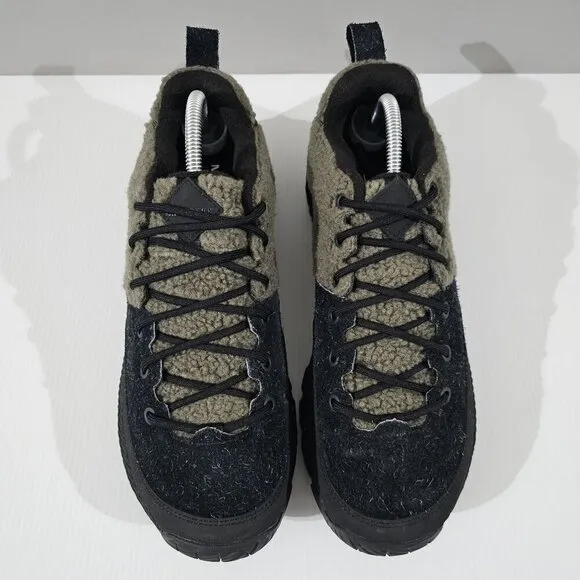 Merrell MQM Ace Fleece 1TRL Trail Sneaker Black Olive Green Athletic Size 10.5