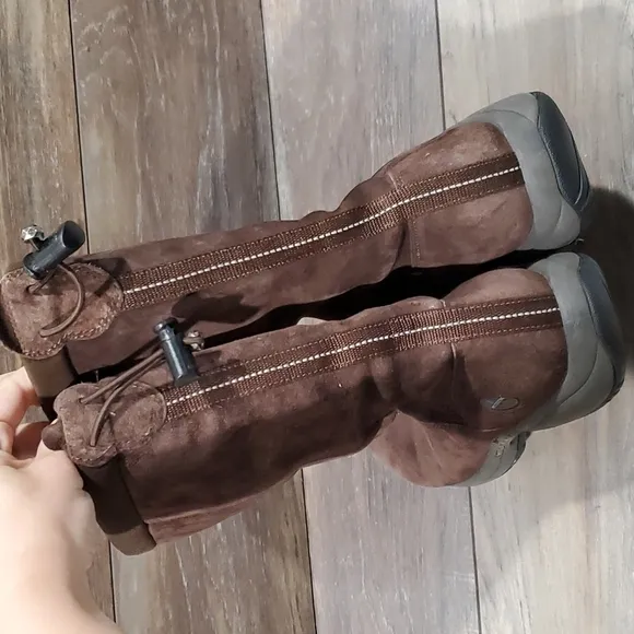 Merrell Primo Chill Massif tall chocolate Suede boots shoes sz 7