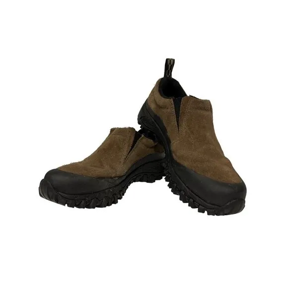 Merrell Shiver Moc 2 Waterproof Slip On Shoes Brown Vibram Winter Men's Size 8