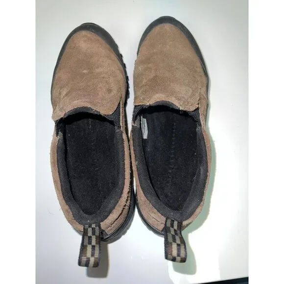Merrell Shiver Moc 2 Waterproof Slip On Shoes Brown Vibram Winter Men's Size 8